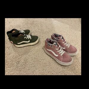 Vans Twin Set Sneakers - Pink and Green